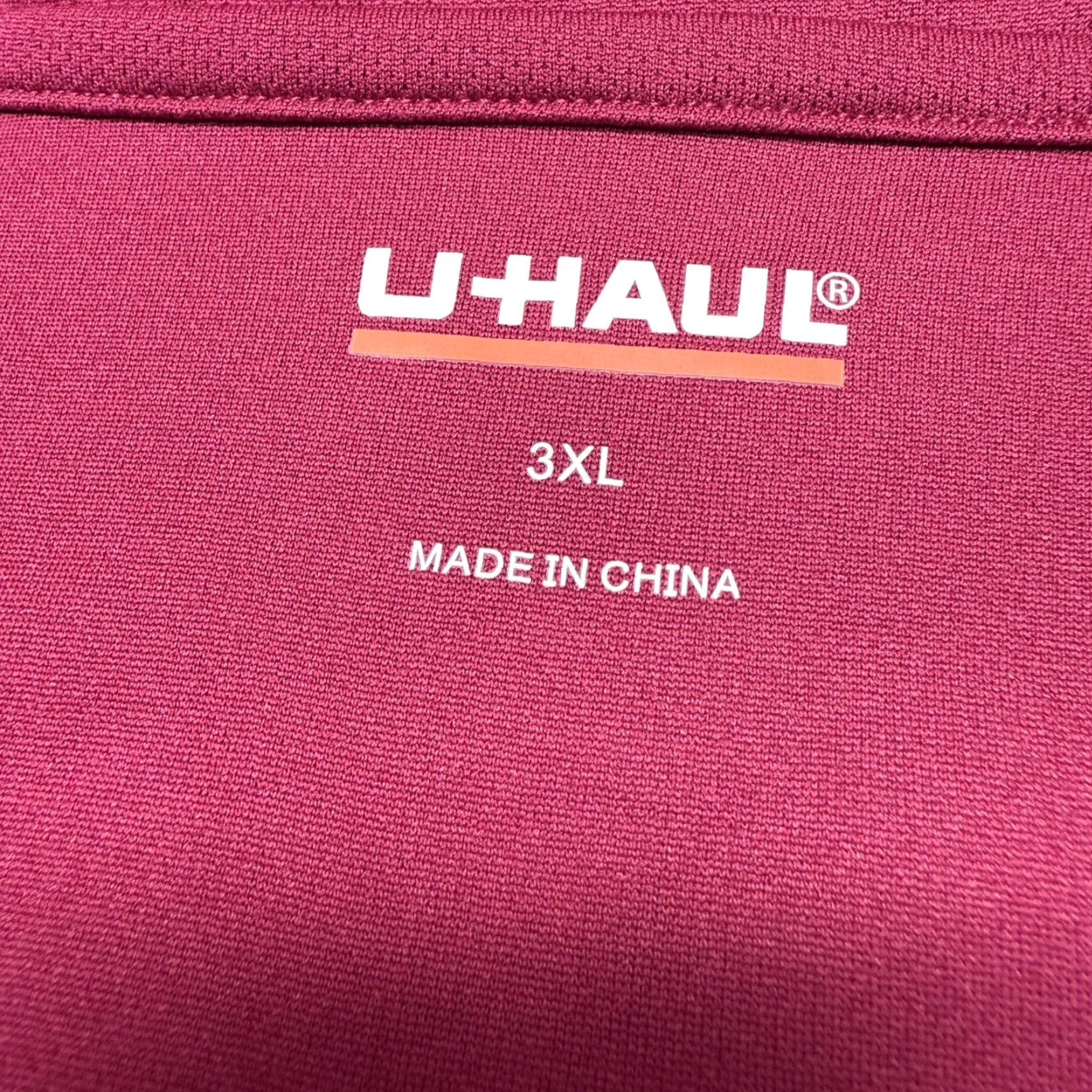 Vintage U-Haul Shirt Womens 3XL Red U-Box Move & Store Y-Placket Polo Uniform Shirt Size XXL / US 16-18 / IT 52-54 - 3 Thumbnail