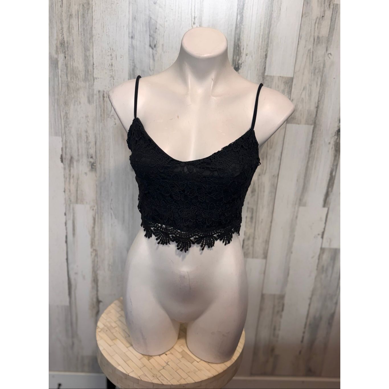 Other Charlotte Russe Black Lace 2-Piece Set | Crop Top & High-Wai Size US 29 - 7 Thumbnail