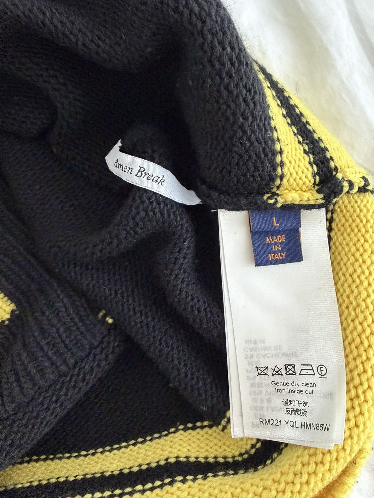 Louis Vuitton Louis Vuitton SS22 Knit Hockey Sweater - Virgil Abloh Size US L / EU 52-54 / 3 - 3 Thumbnail