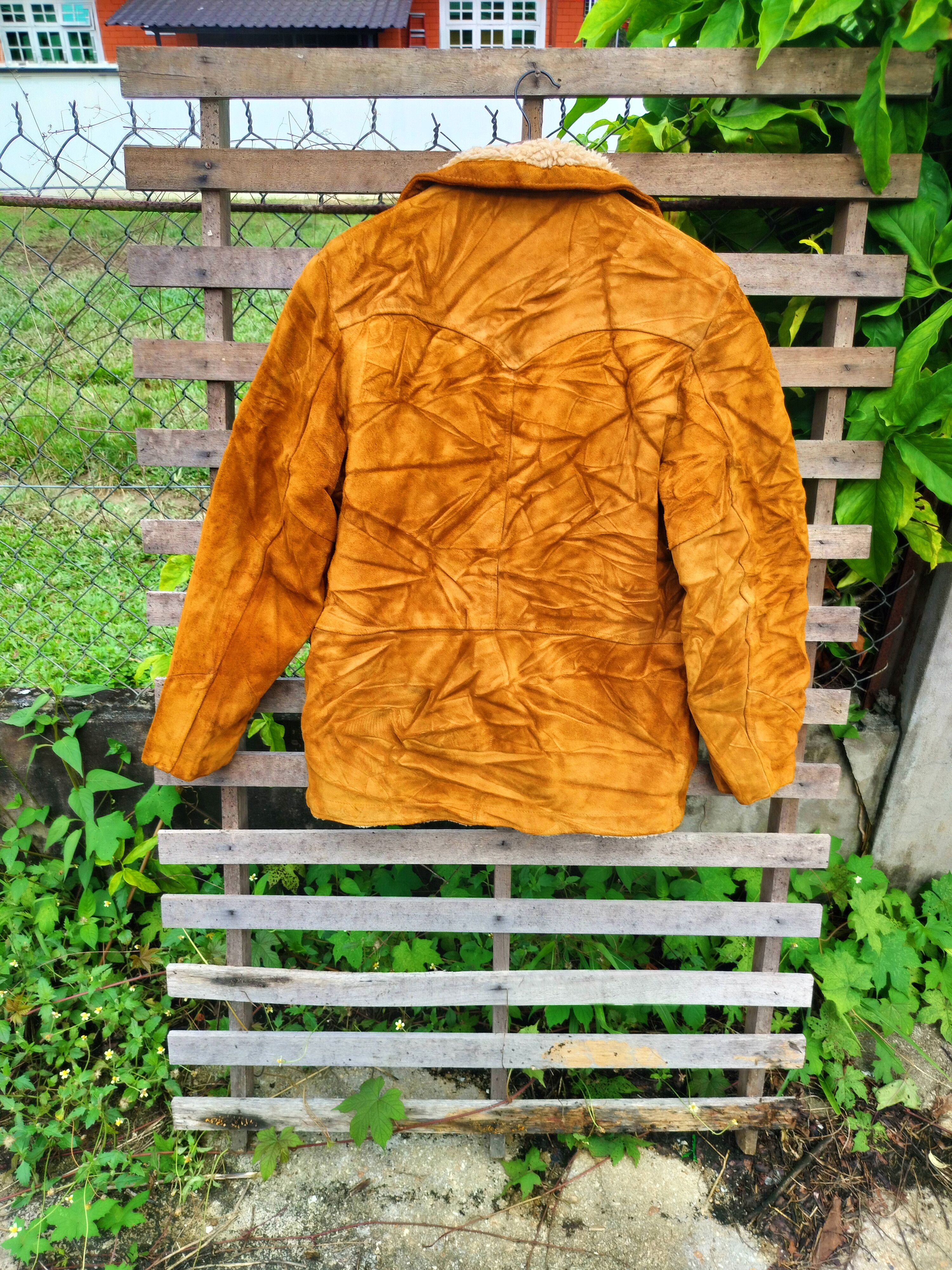 Schott SCHOTT WESTERN SHERPA LEATHER JACKET Size US L / EU 52-54 / 3 - 11 Thumbnail