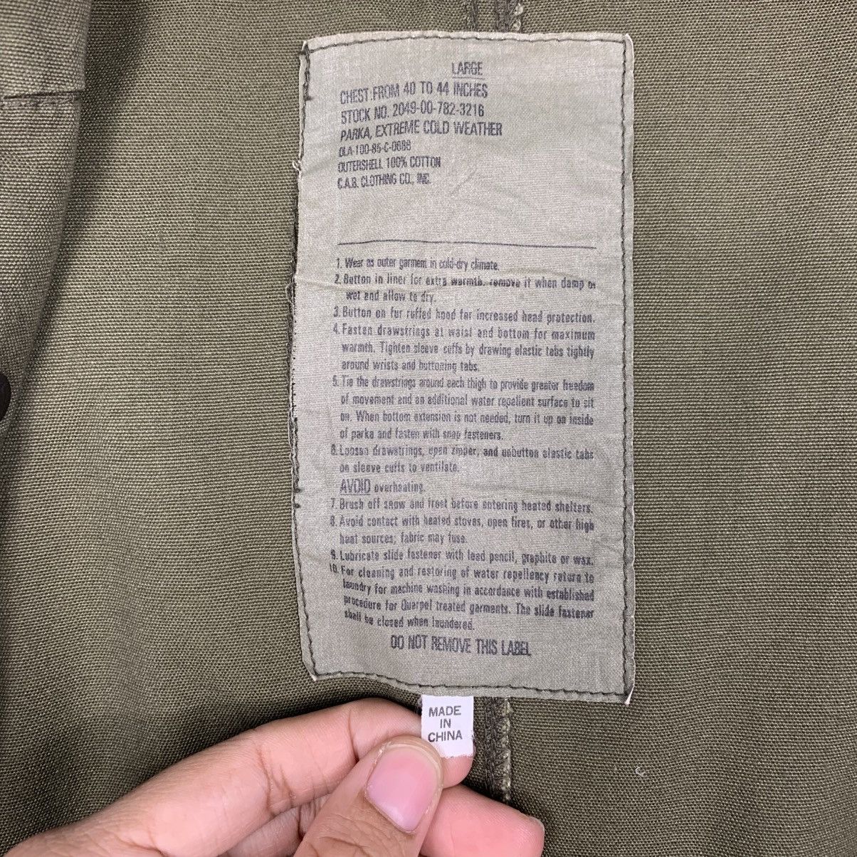 Japanese Brand Cab Clothing Military Parka Jacket Size US L / EU 52-54 / 3 - 16 Thumbnail
