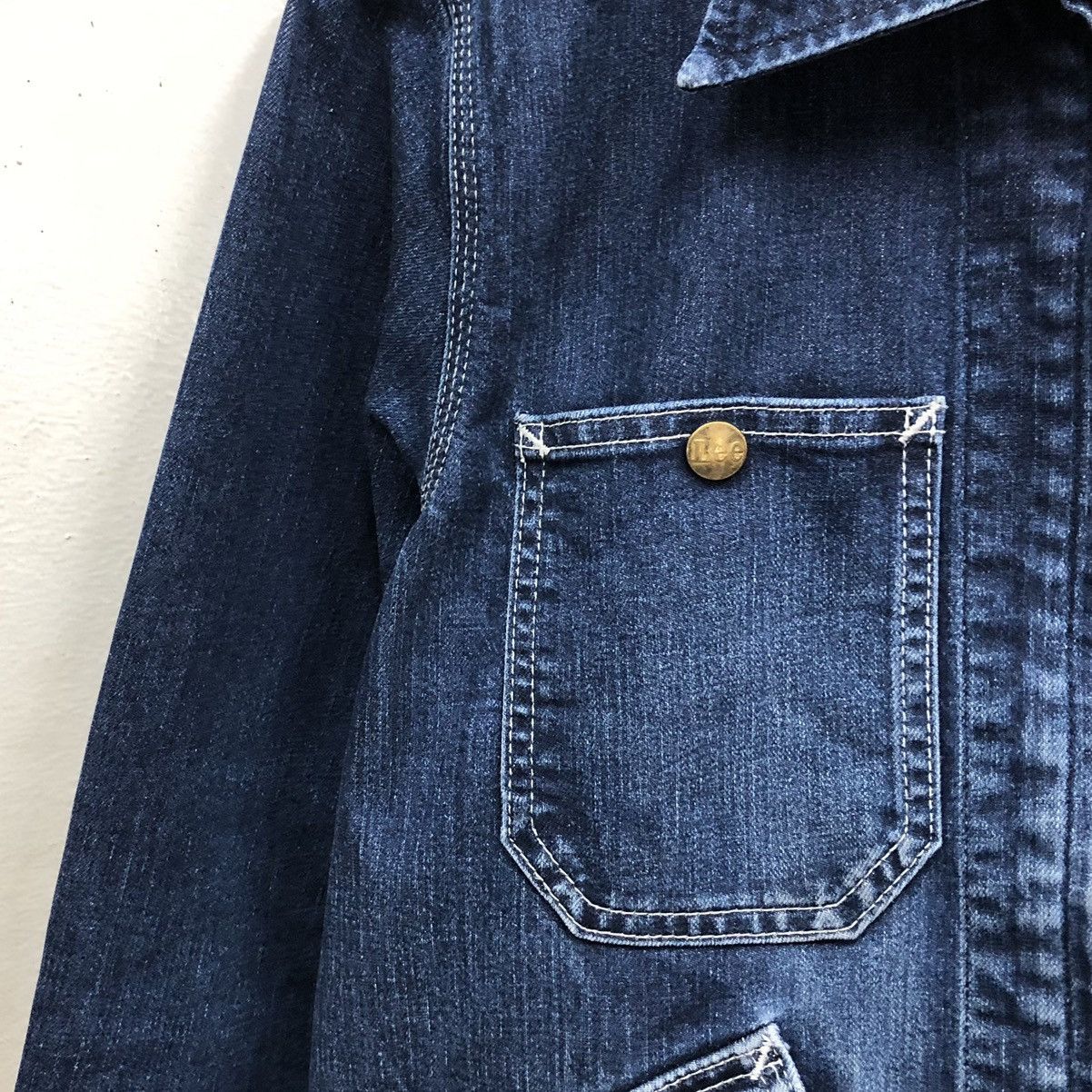 Lee Vintage 90s Lee Denim Workwear Union Made Jeans Women Jacket Size M / US 6-8 / IT 42-44 - 6 Thumbnail