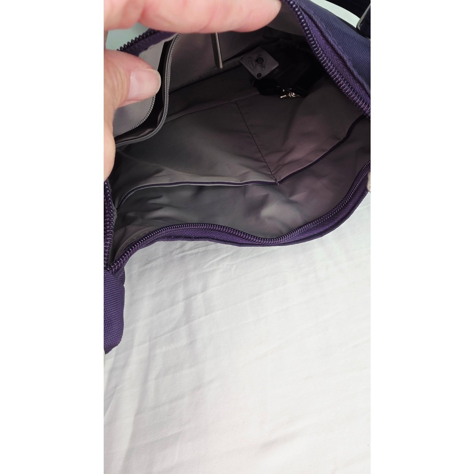 Other Travelon Purple Crossbody Bag Anti Theft Travel Purse Nylon Size ONE SIZE - 13 Thumbnail