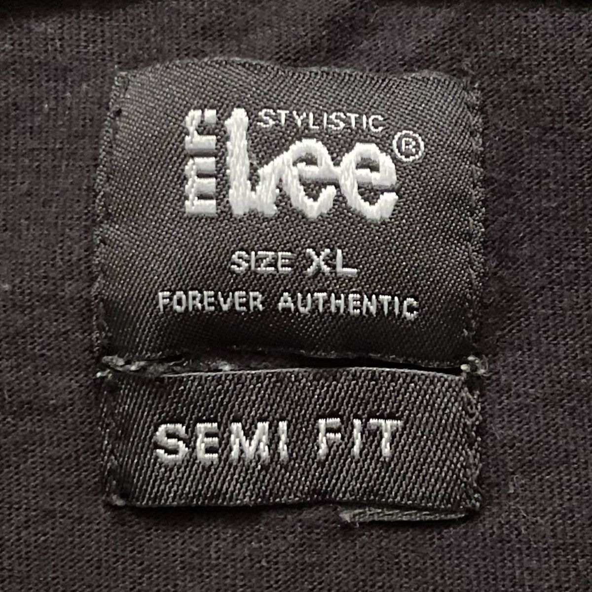 Lee Vintage Y2K Mr. Lee Stylistic Forever Black Graphic T-Shirt Size US XL / EU 56 / 4 - 5 Thumbnail
