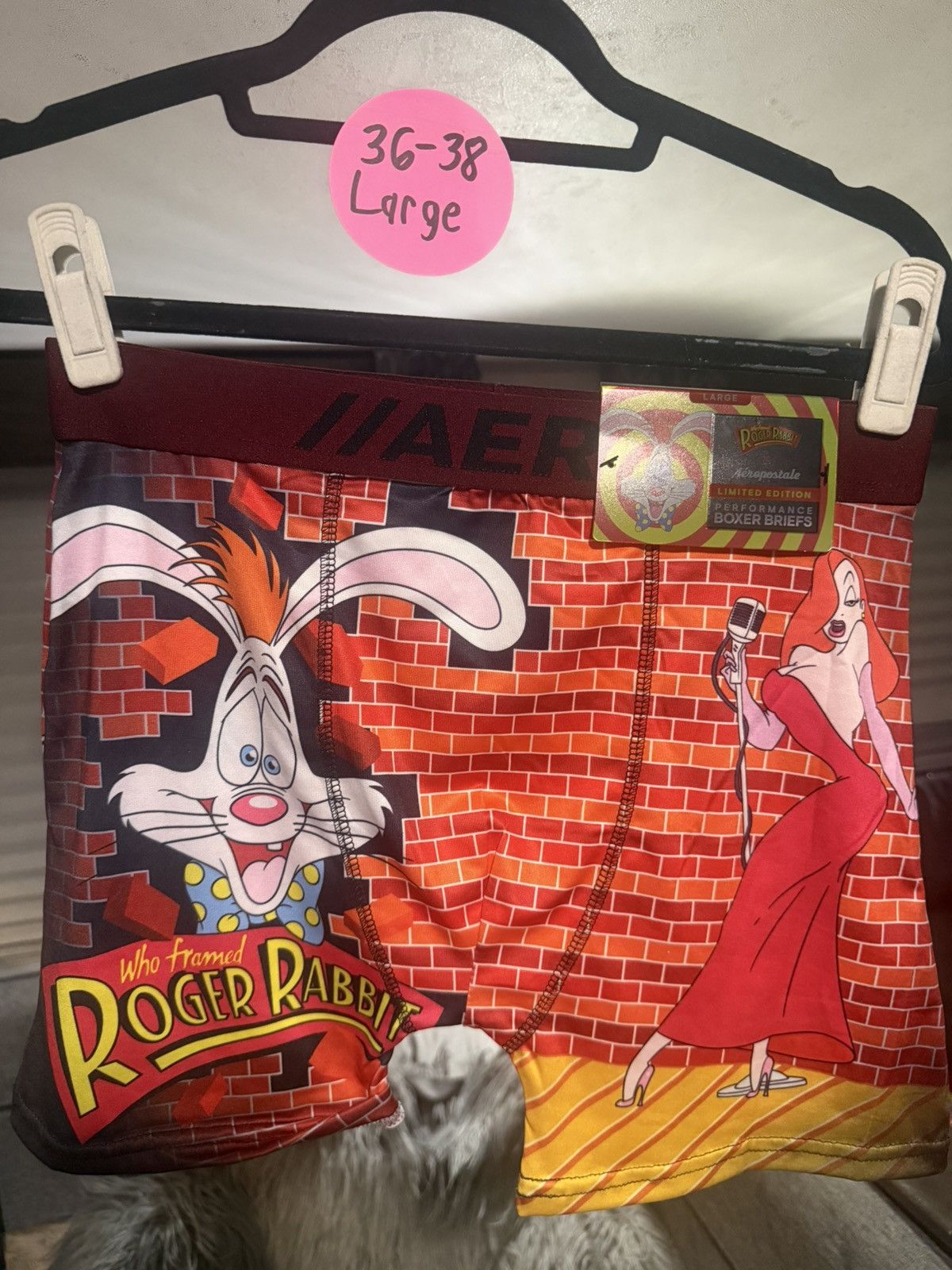 Aeropostale Aeropostale “Who Framed Roger Rabbit” Boxer Briefs Size 38 - 1 Thumbnail