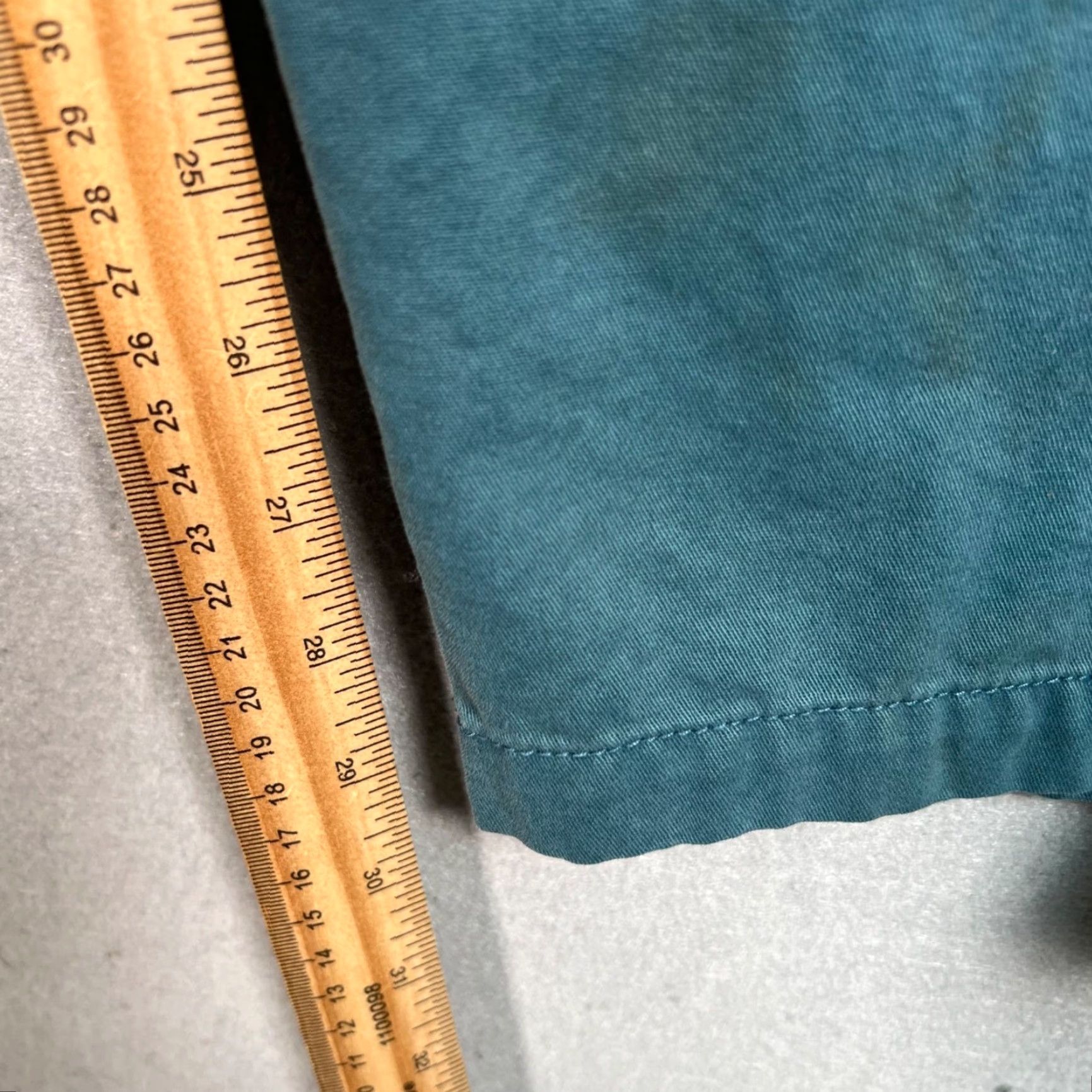 Vintage Sunday Best Womens Pants Straight Leg 10 Blue Organic Cotton Chino Casual Vintage: No Size 32" / US 10 / IT 46 - 7 Thumbnail