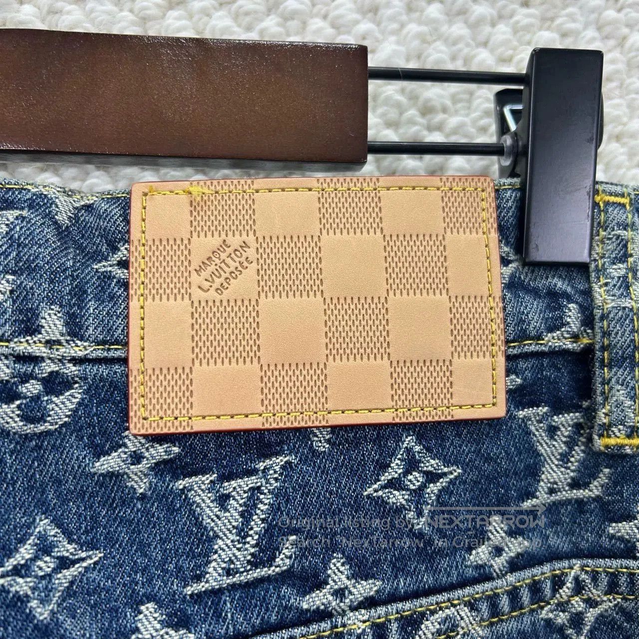 Louis Vuitton new lv denim pants classic style. Size US 29 - 3 Thumbnail