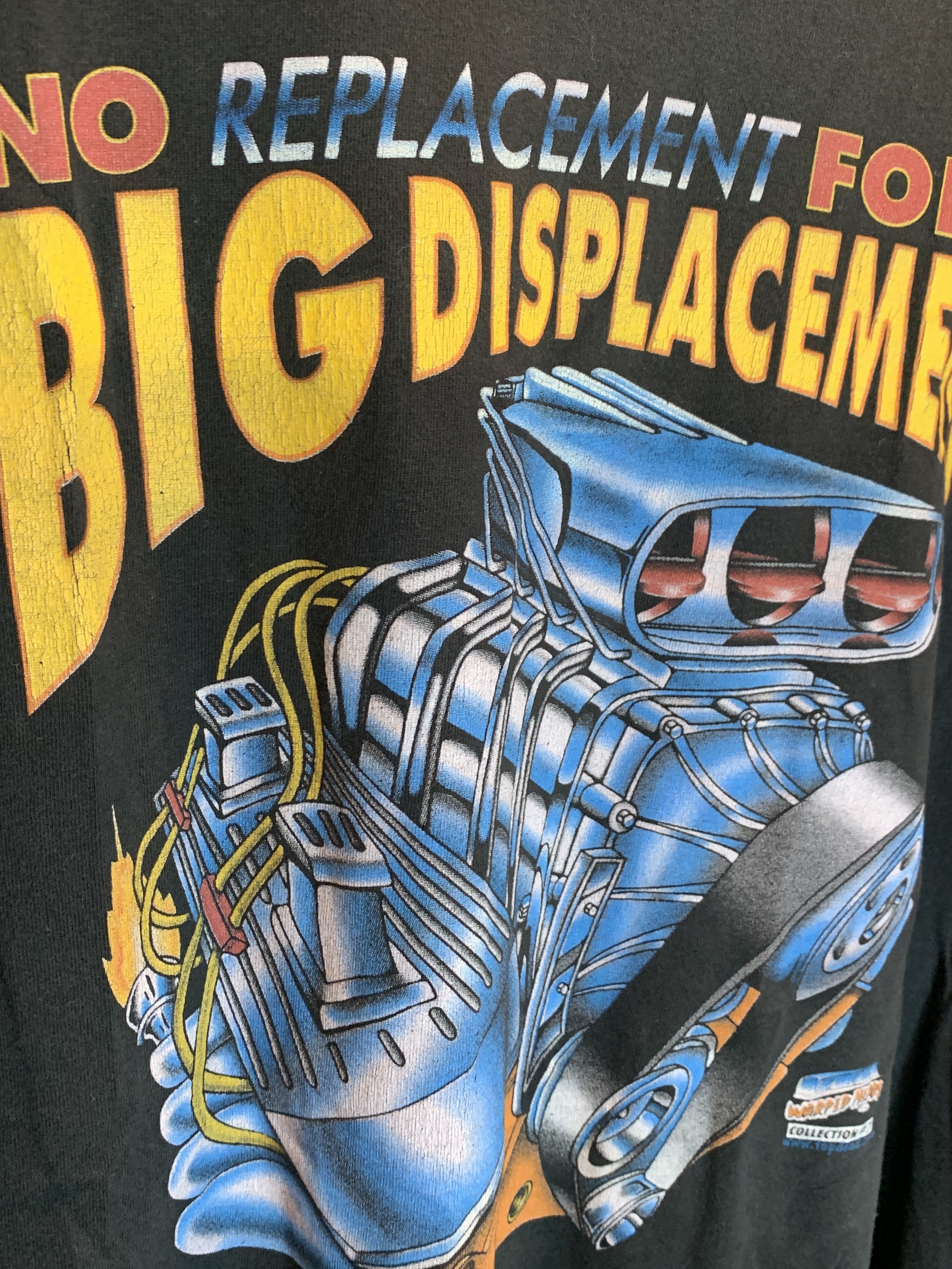 Vintage *RARE* Vintage No Replacement Big Displacement Engine Shirt Size US XXL / EU 58 / 5 - 3 Thumbnail