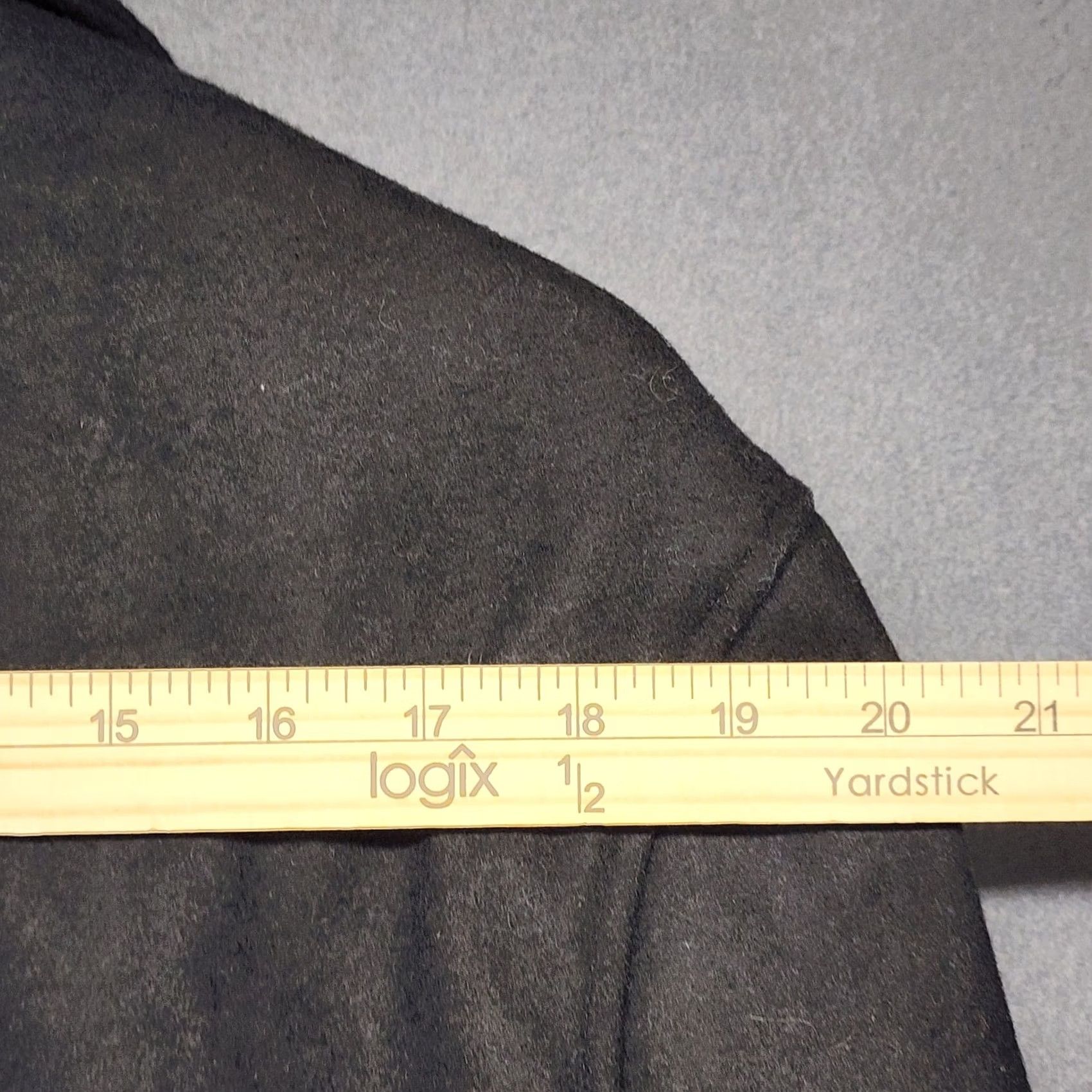 Lands' End Lands' End Wool Blend Overcoat Coat Mens M Regular Long Button Black Charcoal Top Dress Coat Size US M / EU 48-50 / 2 - 5 Thumbnail