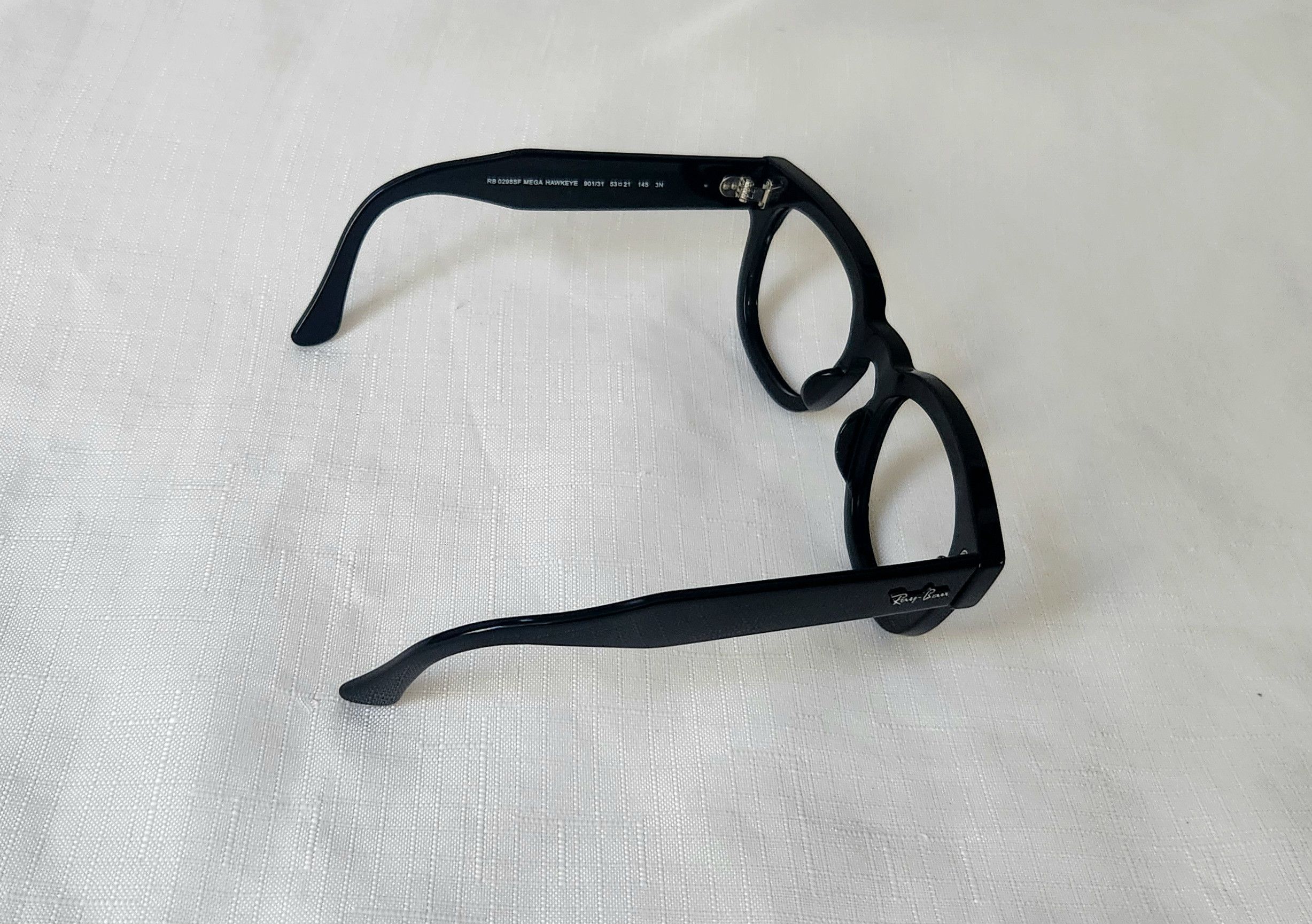 RayBan Ray-Ban Mega Hawkeye Eyeglasses RB 0298SF 901/31 Frames only Size ONE SIZE - 5 Thumbnail