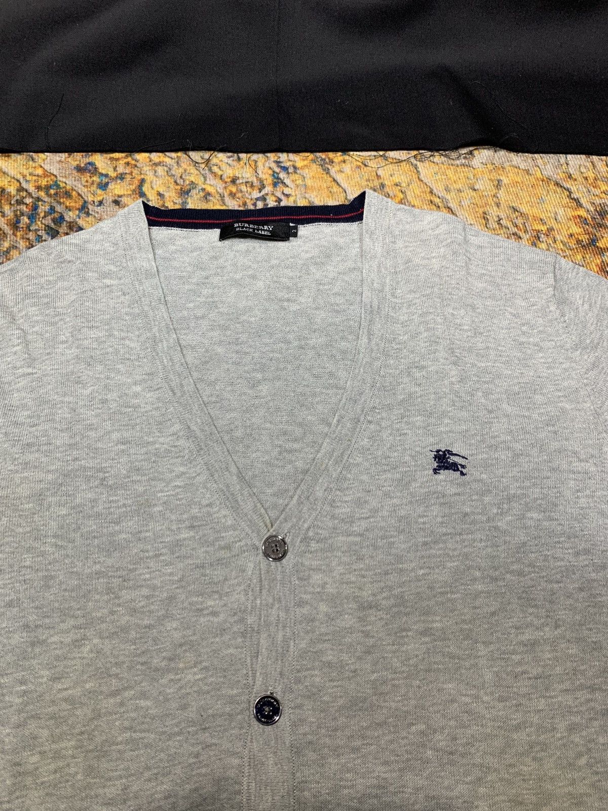 Burberry BURBERRY Cardigan Sweater Grey Size US M / EU 48-50 / 2 - 4 Thumbnail