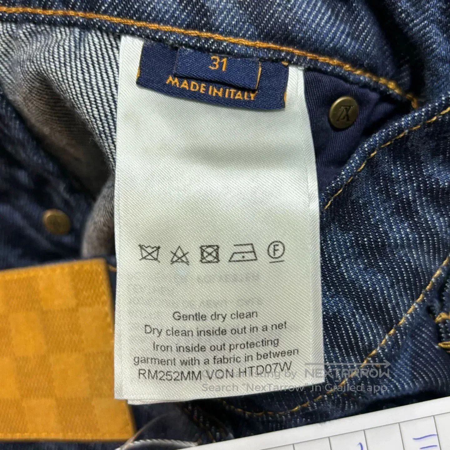 Louis Vuitton Louis Vuitton FW25 Print Denim Skate Pants. Size US 31 - 5 Thumbnail