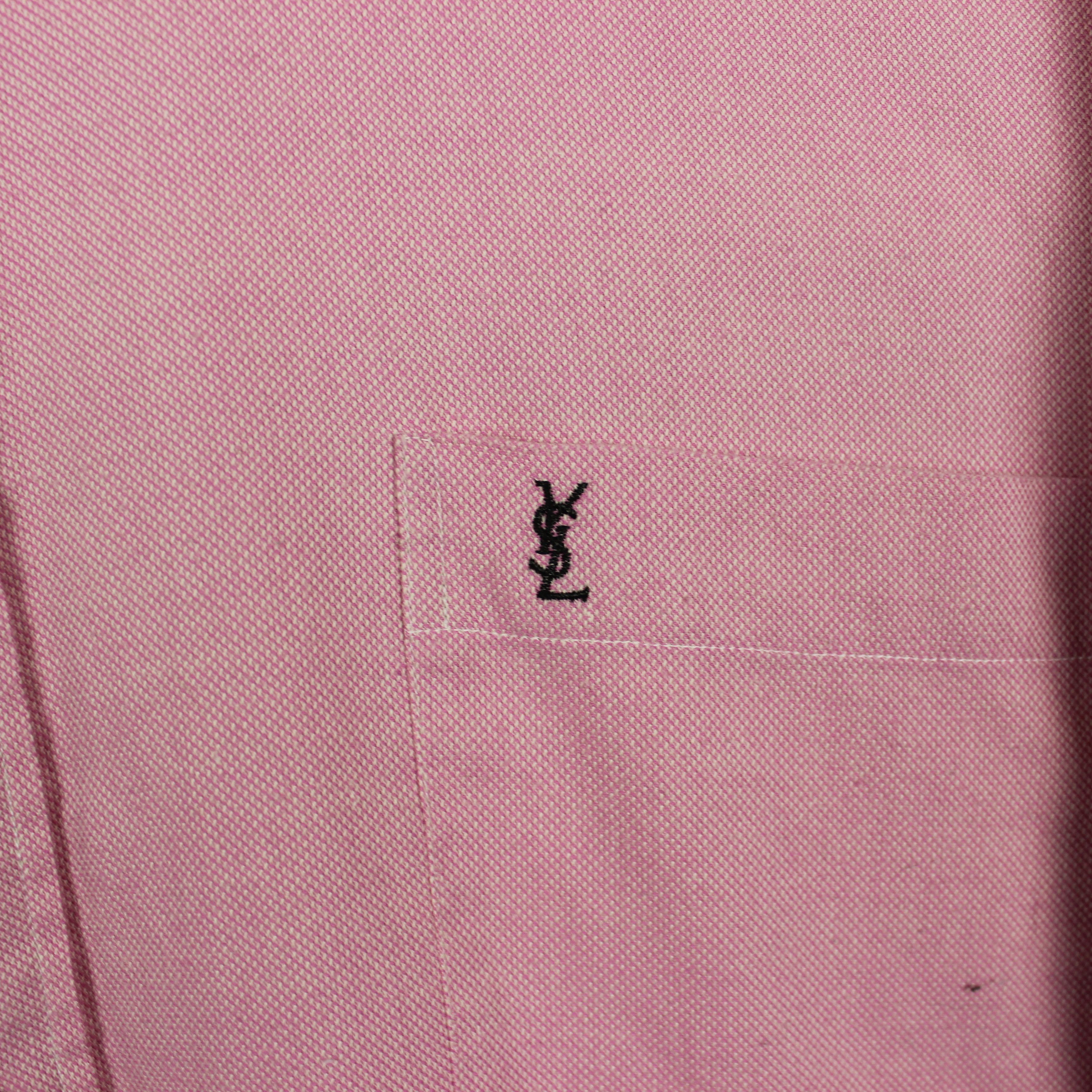 Yves Saint Laurent Yves Saint Laurent shirt button ups 43 17 PINK ysl Size US XL / EU 56 / 4 - 5 Thumbnail