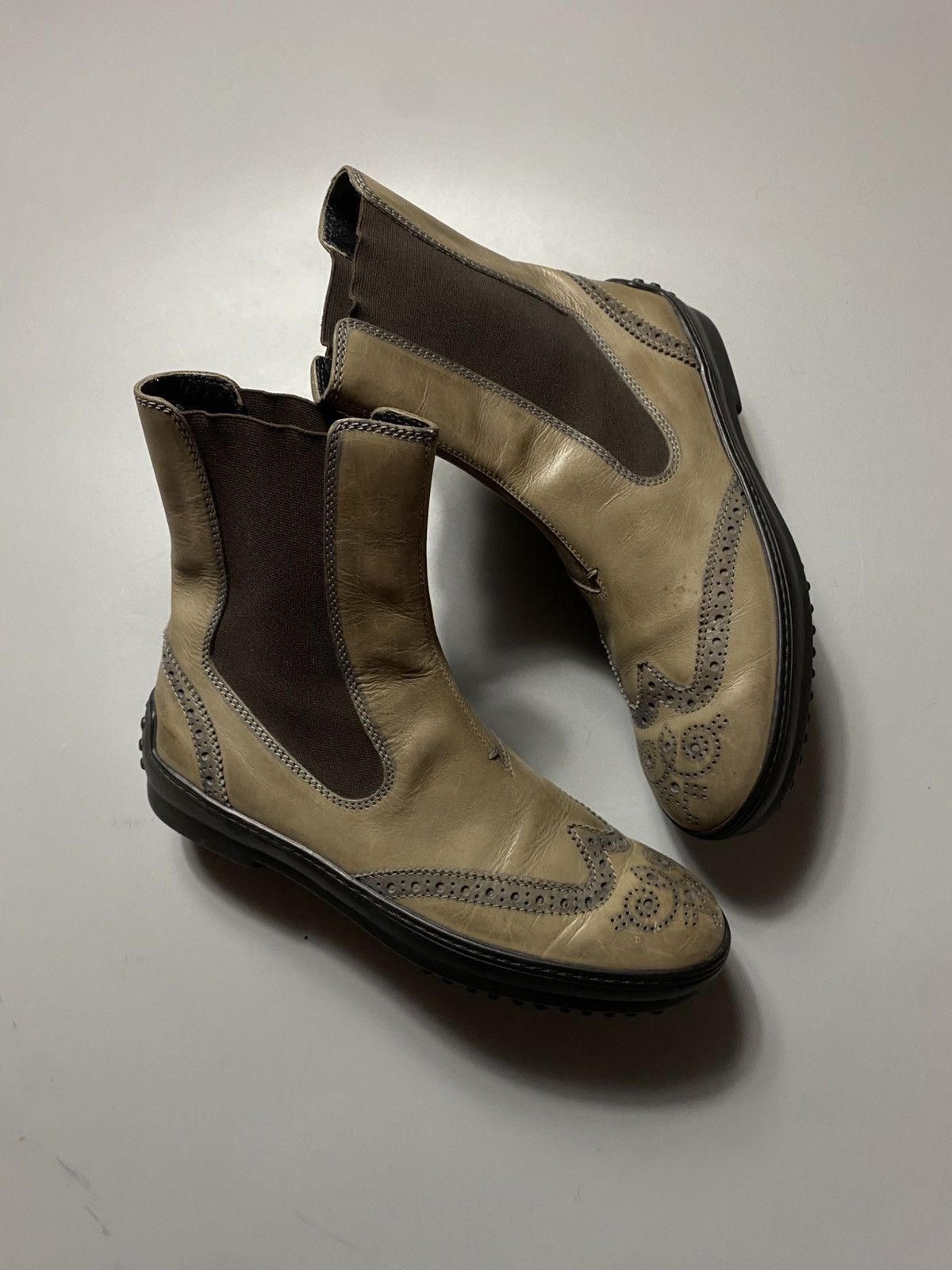 Tod's Tods leather boots Size US 7 / IT 37 - 3 Thumbnail