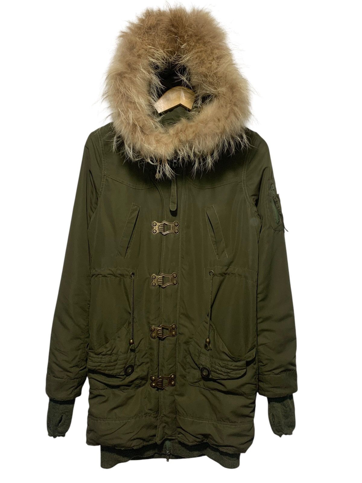 14th Addiction 2000s SLY japan limited raccoon fur cago jacket Size US S / EU 44-46 / 1 - 2 Thumbnail