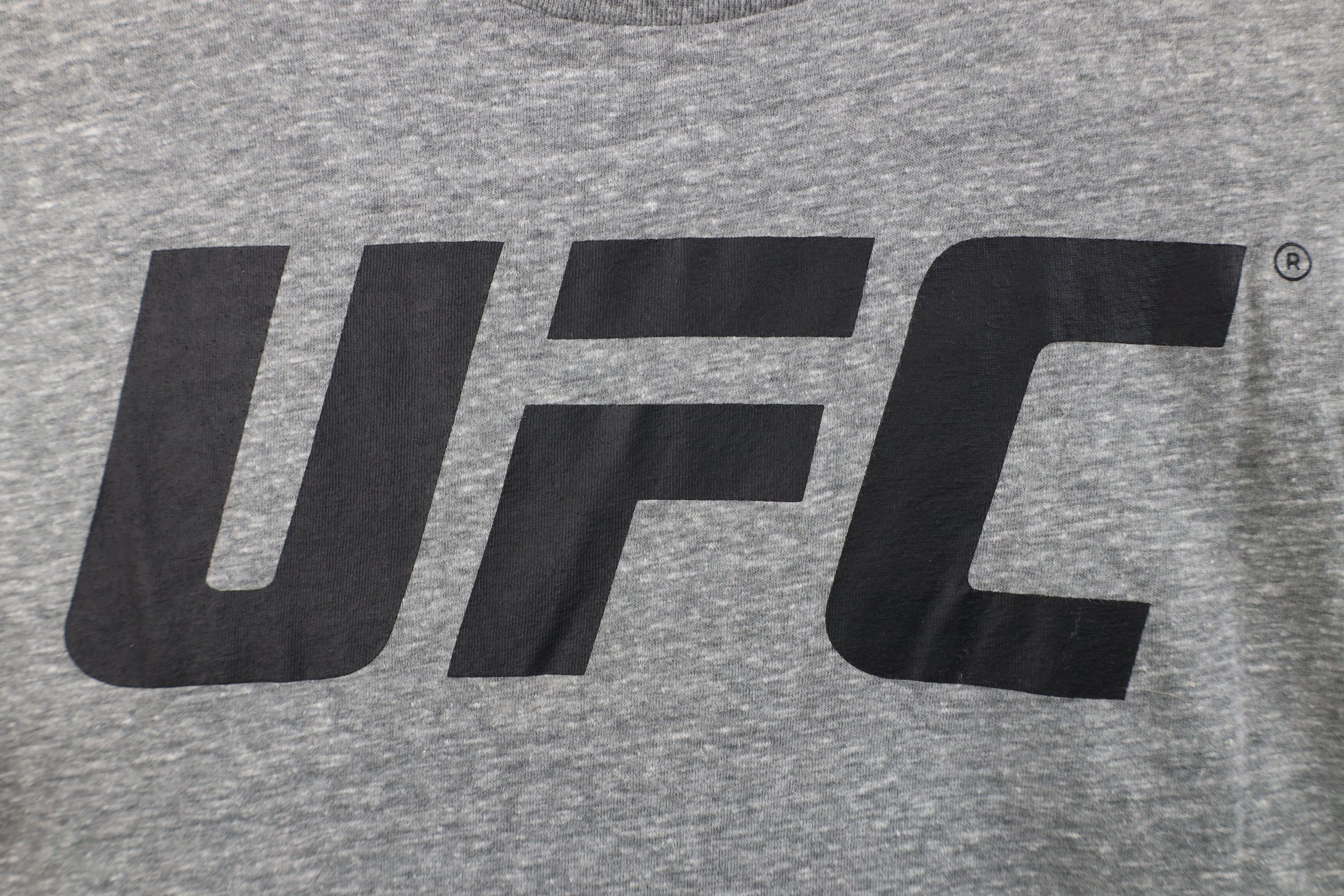 Vintage Y2K UFC Spell MMA Fighting Jersey Knit T-Shirt Heather Gray Size US XXL / EU 58 / 5 - 4 Thumbnail