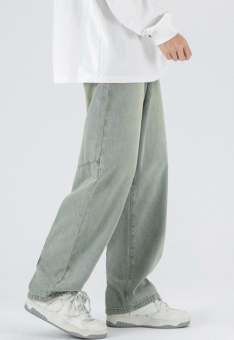 Japanese Brand × Jean Casual washed distressed loose straight jeans Size US 32 / EU 48 - 3 Thumbnail