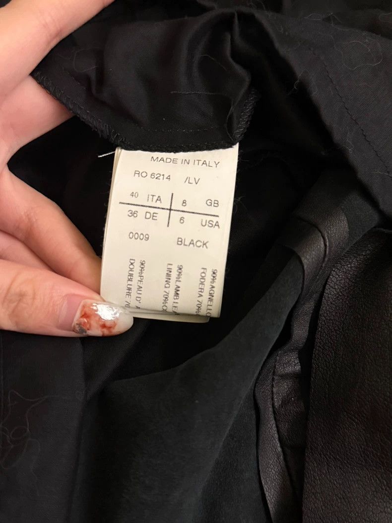 Rick Owens rick owens size 6 2010 Leather jacket Size US M / EU 48-50 / 2 - 3 Thumbnail