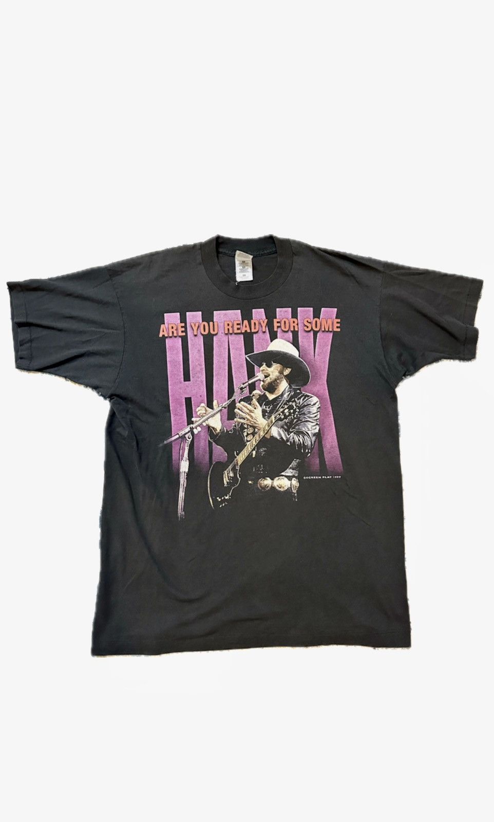 Band Tees Hank Williams Jr Tee Size US XL / EU 56 / 4 - 1 Thumbnail
