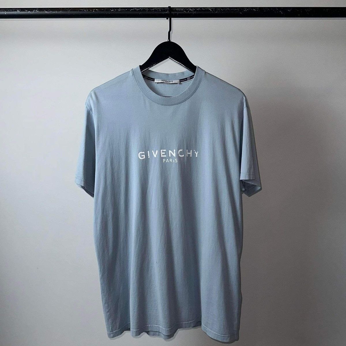 Givenchy Givenchy Logo Blue T Shirt Size US XS / EU 42 / 0 - 1 Thumbnail