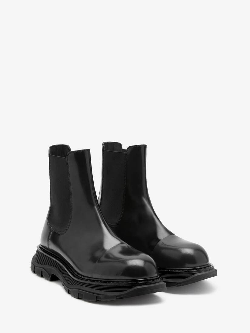 Alexander McQueen o1w1db10725 Tread Chelsea Boot in Black Size US 8 / EU 41 - 4 Thumbnail