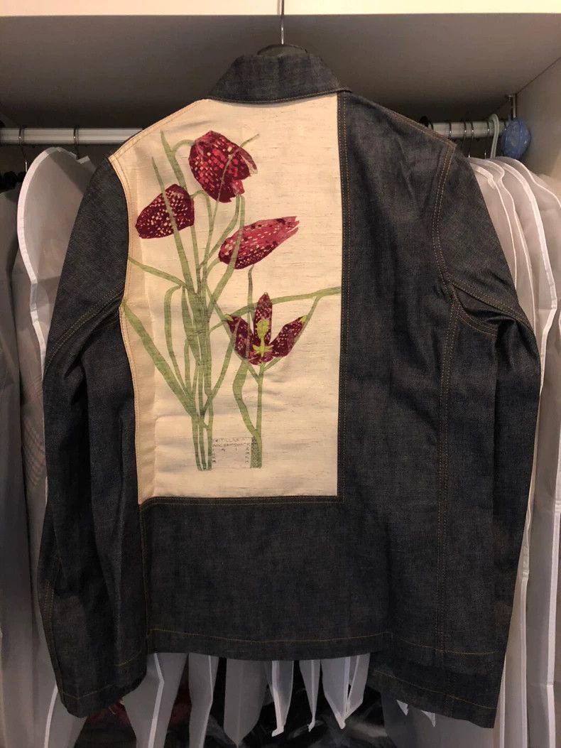 Loewe LOEWE Cowboy denim floral jacket Size US S / EU 44-46 / 1 - 4 Thumbnail