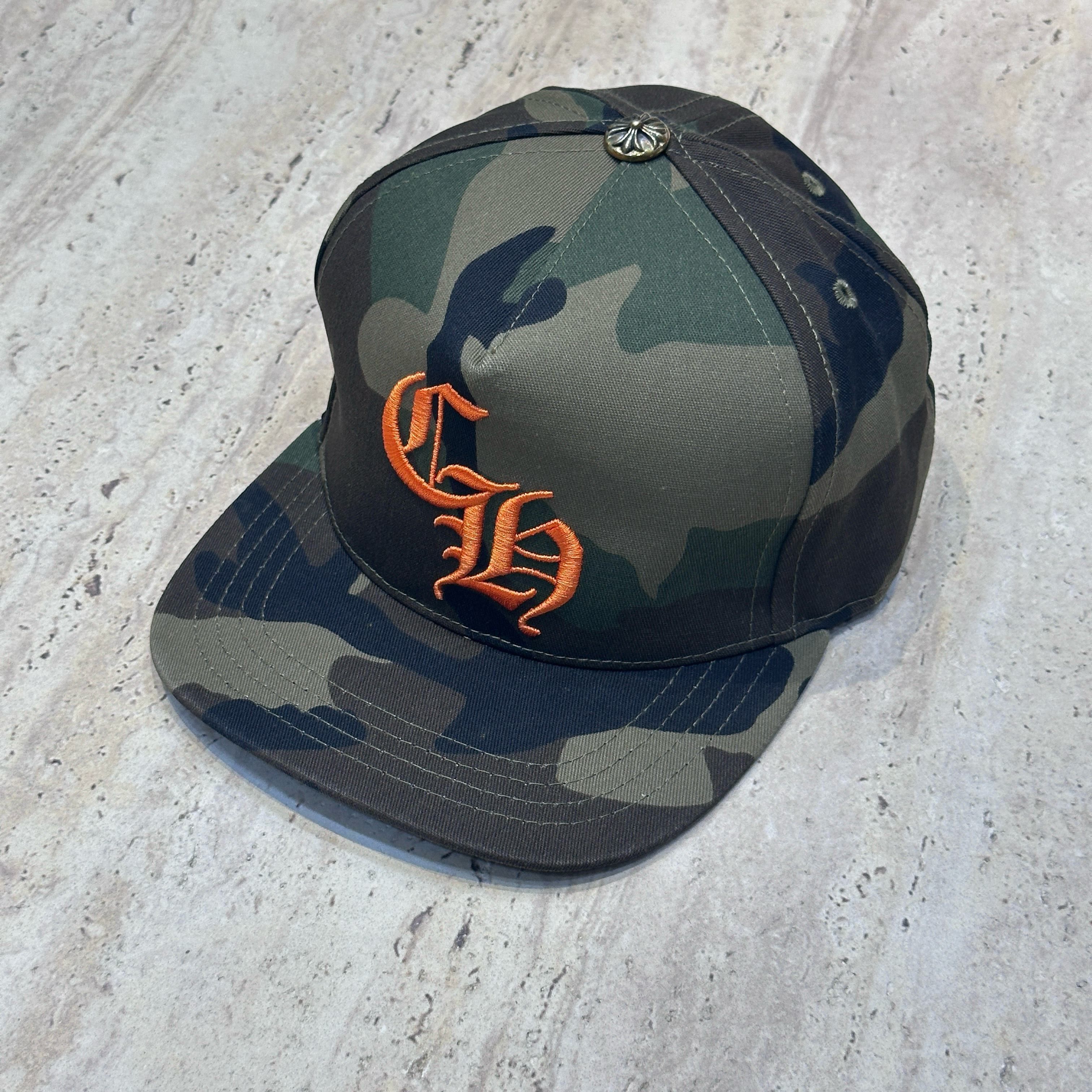 Chrome Hearts CH Leather Patch Baseball Cap Camo