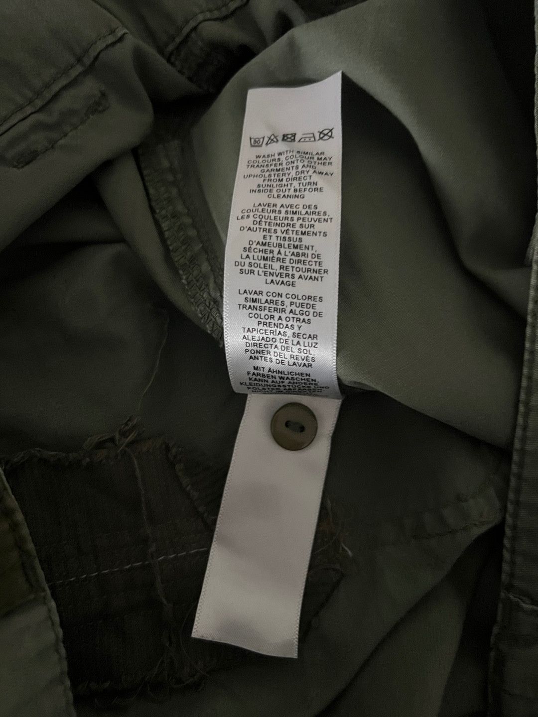 Asos ASOS Parachute Bondage Cargo Pants Khaki Size US 31 - 8 Thumbnail