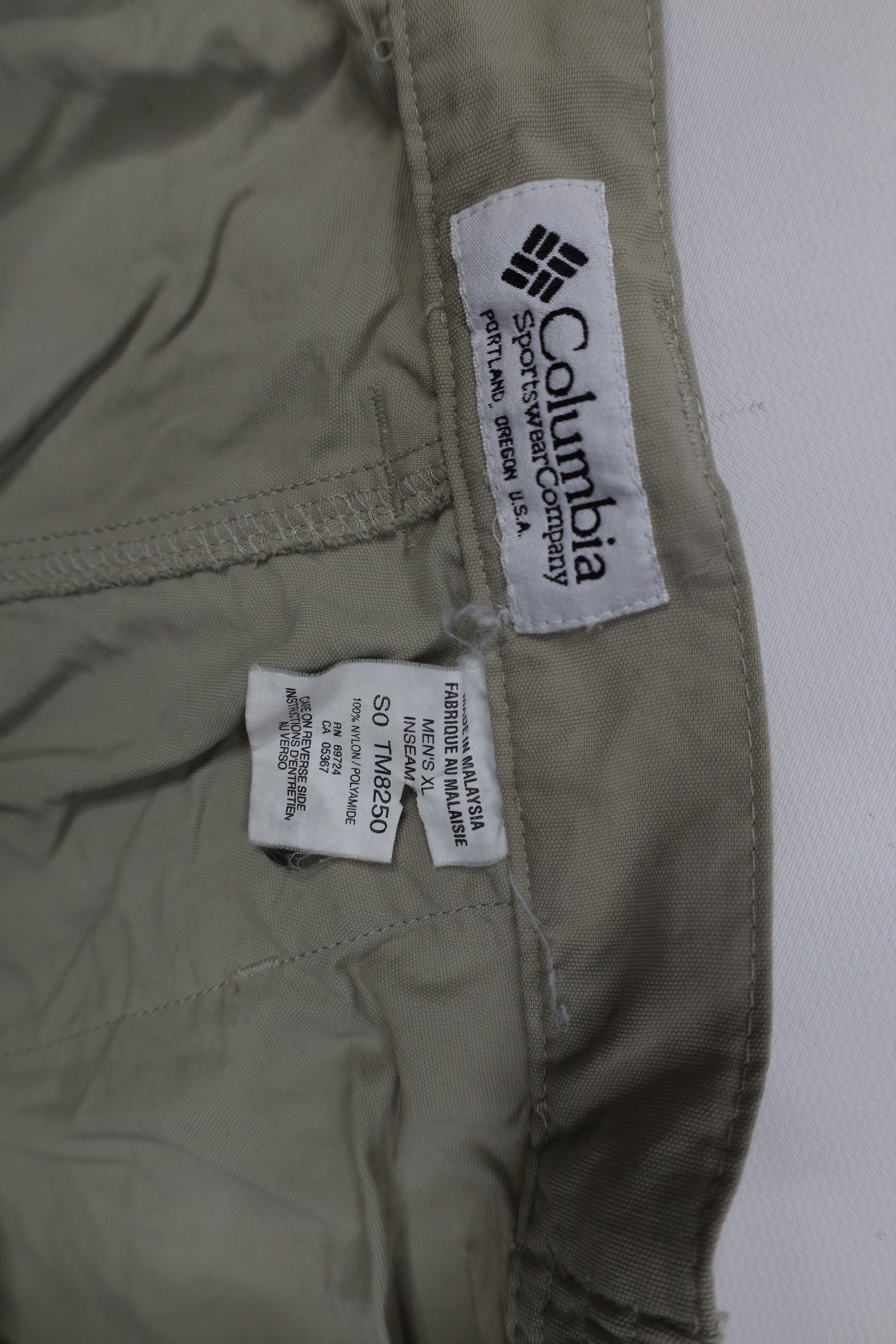 Columbia Vintage 90s Y2K Columbia Convertible Wide Leg Cargo Pants Size US 38 / EU 54 - 9 Thumbnail