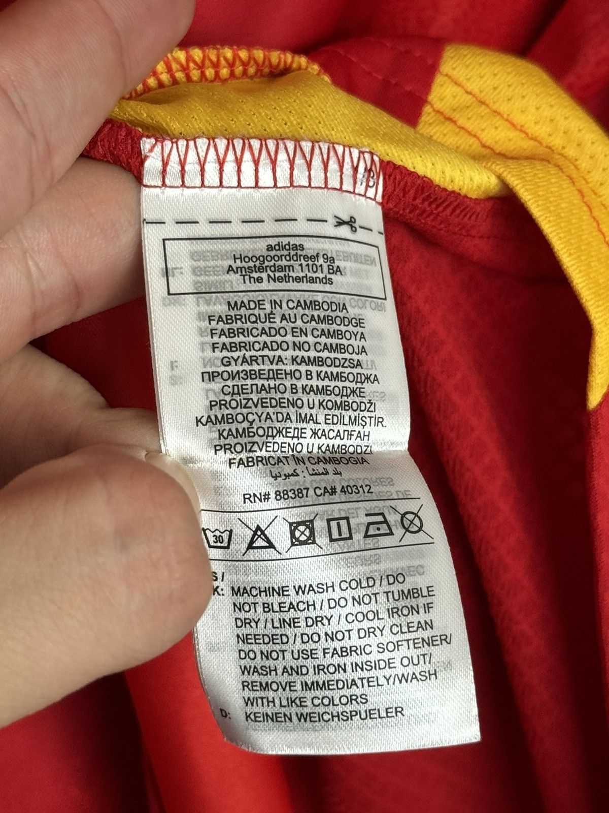 Adidas KIDS New Spain National Team 2024 Home Football Jersey Size US S / EU 44-46 / 1 - 9 Thumbnail