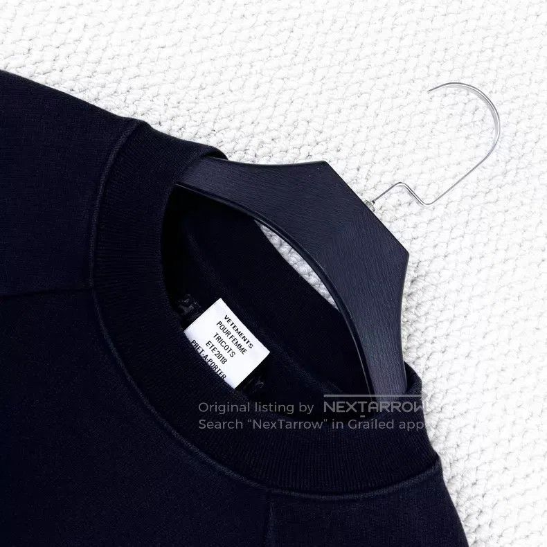 Vetements VETEMENTS Back Letter Slogan Logo Hoodie Size US M / EU 48-50 / 2 - 3 Thumbnail