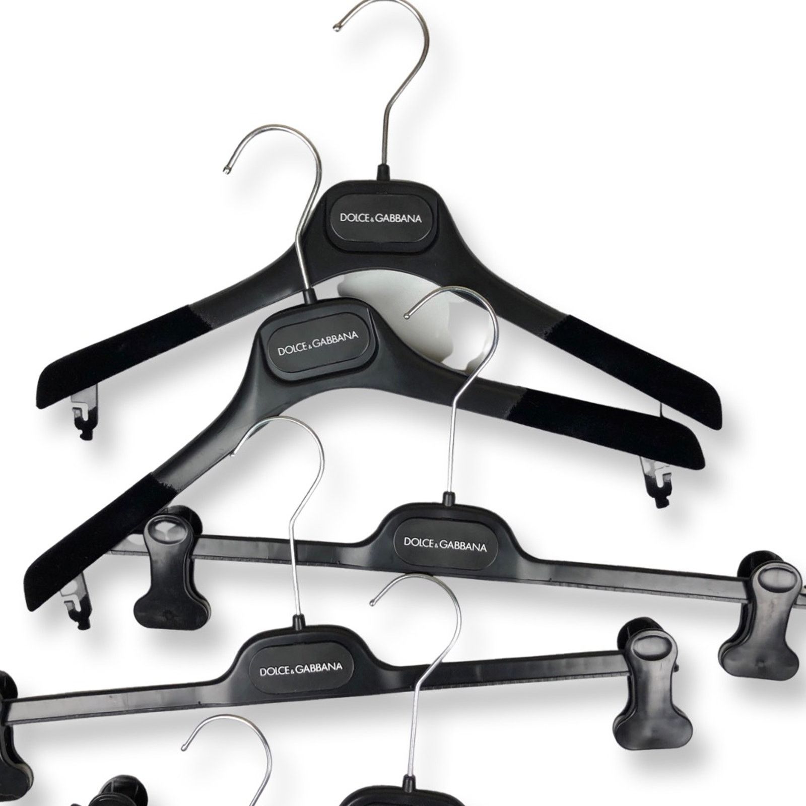 Dolce & Gabbana Dolce & Gabbana Logo Plastic Hangers Size ONE SIZE - 2 Thumbnail