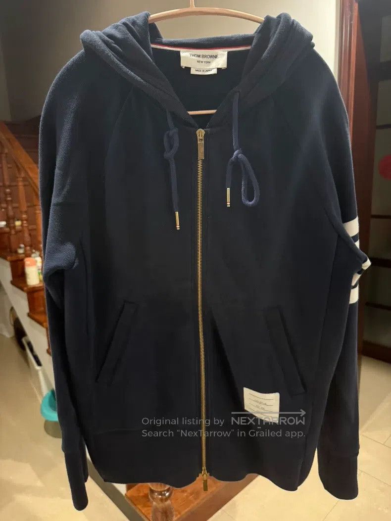 Thom Browne Thom Browne Blue and green zipper coat Size US L / EU 52-54 / 3 - 1 Thumbnail