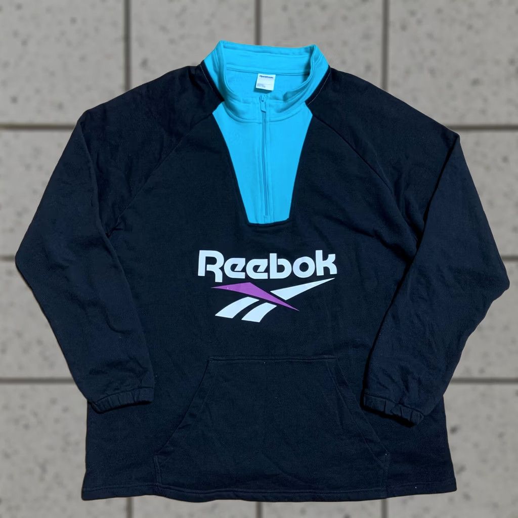Reebok Reebok Classic Colorblock Retro Pullover Sweatshirt Mens XL Logo Big Size XS? Size US XL / EU 56 / 4 - 1 Thumbnail
