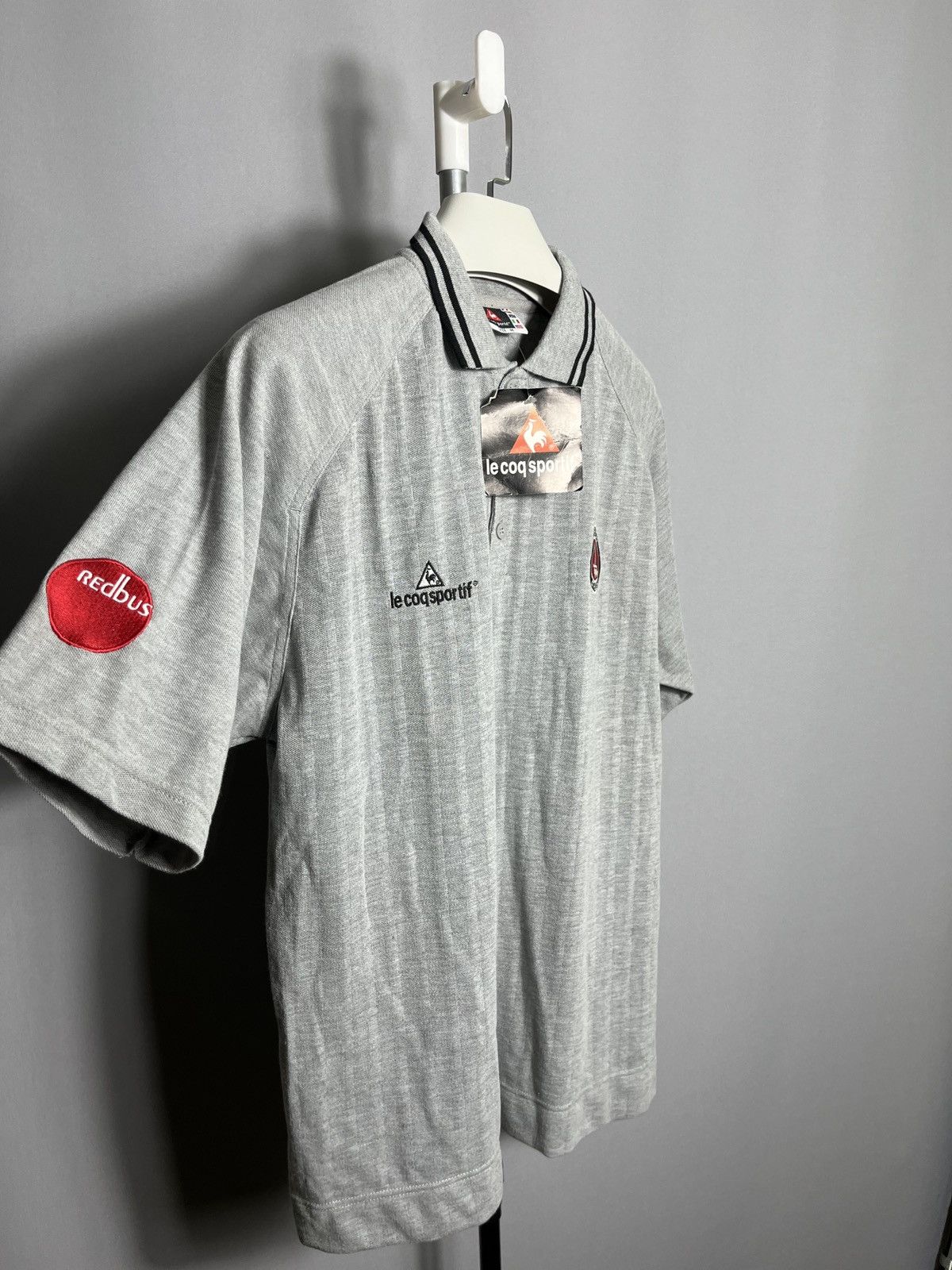 Le Coq Sportif NEW charlton athletic le coq sportif polo gray mens shirt Size US M / EU 48-50 / 2 - 2 Thumbnail