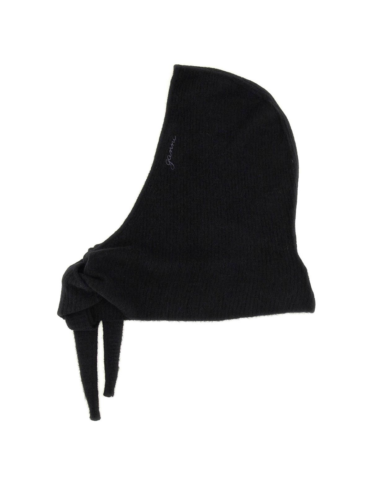 Ganni Ganni Wool Balaclava Size ONE SIZE - 1 Thumbnail