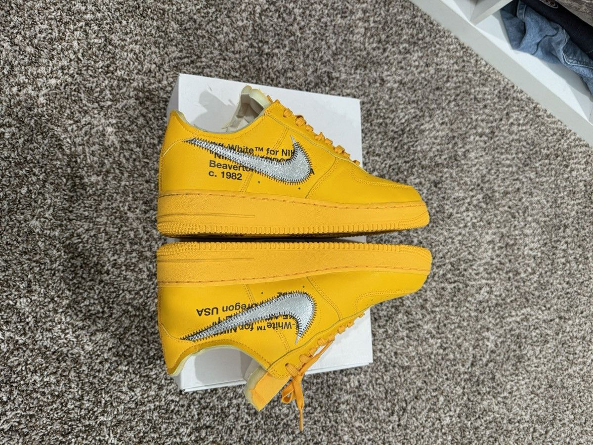 Nike × Off-White Off white Air Force 1 lemonade Size US 10 / EU 43 - 7 Thumbnail
