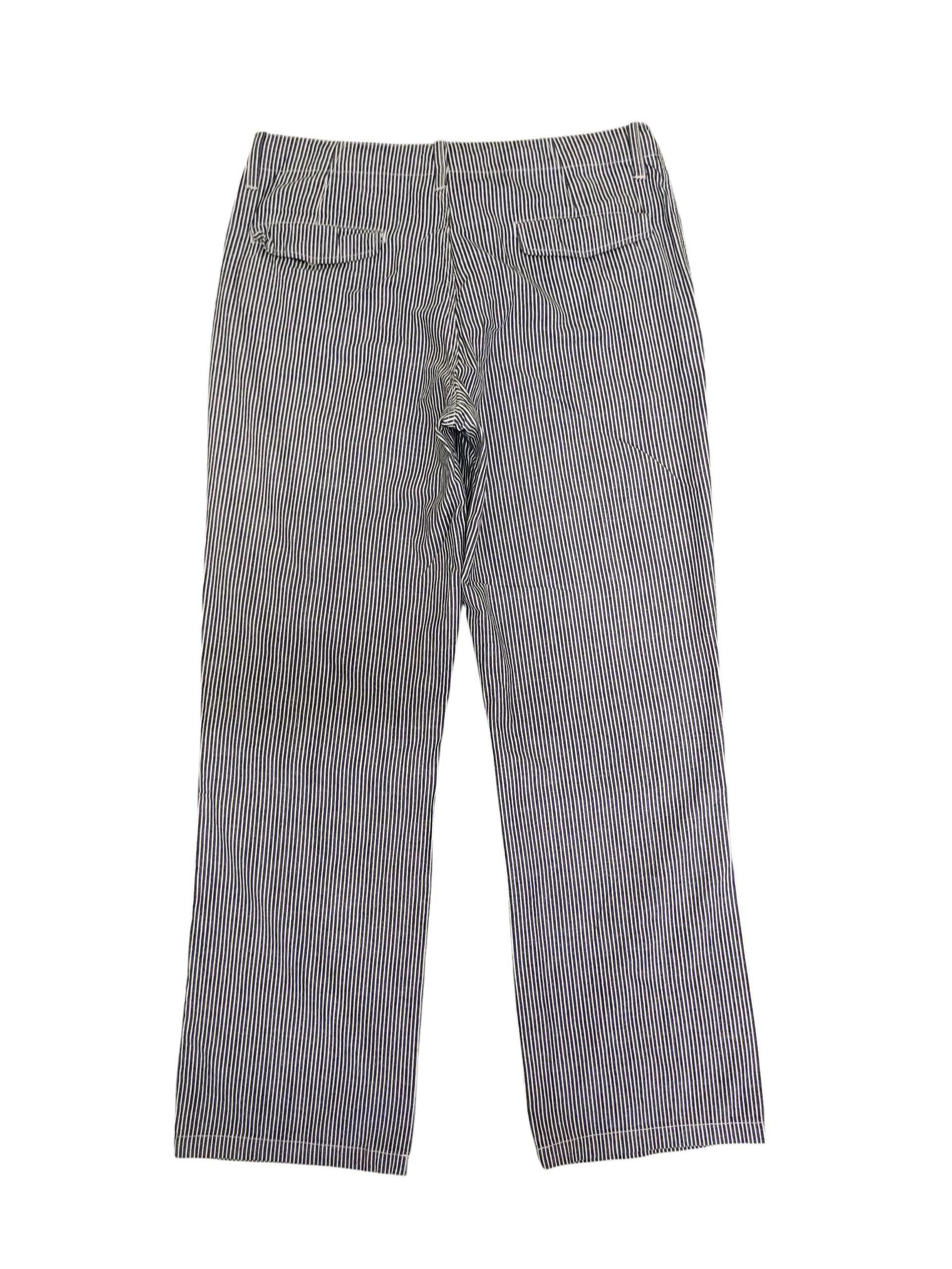 Comme des Garcons × Undercover Vintage Global Work Hickory Stripe Workwear Pants Loose Fit Size US 34 / EU 50 - 2 Thumbnail