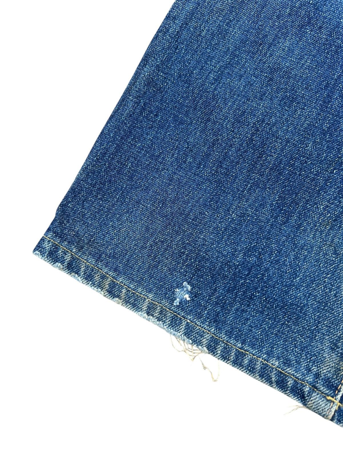 Kapital VINTAGE EDWIN 505XS SELVEDGE DISTRESSED DENIM JEANS Size US 30 / EU 46 - 11 Thumbnail