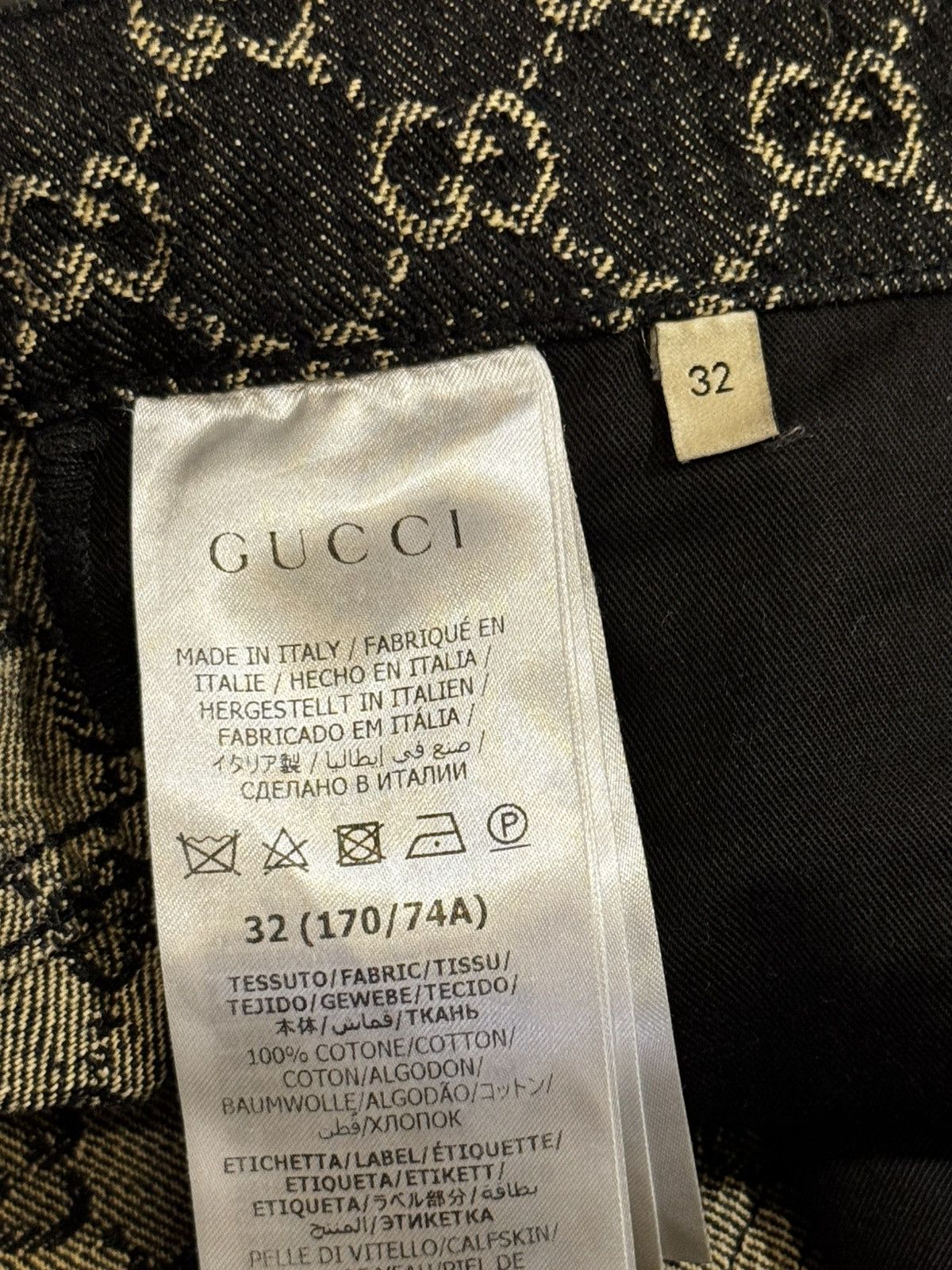 Gucci Gucci GG Monogram Denim Jeans Size US 32 / EU 48 - 9 Thumbnail