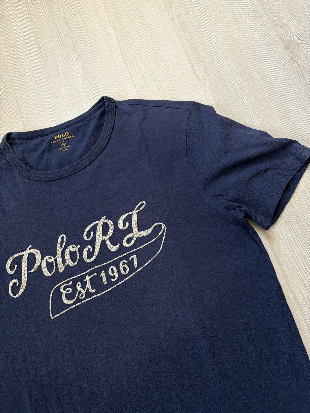 Polo Ralph Lauren Polo Ralph Lauren Navy Blue Logo T-shirt Size US M / EU 48-50 / 2 - 3 Thumbnail