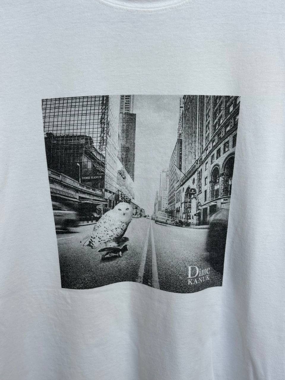 Dime × Kanuk Dime X Kanuk Tony Owl T-Shirt Crew Neck White Tee Small Size US S / EU 44-46 / 1 - 9 Thumbnail