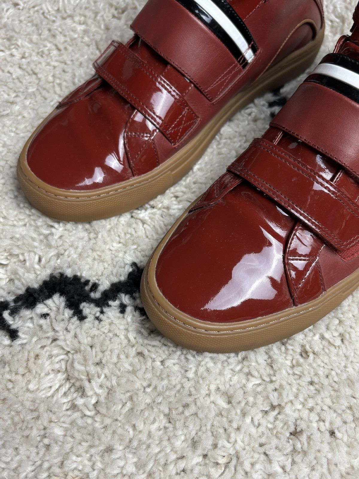Bally Bally High Top Patent Leather Sneakers Maison Margiela Vibe Size US 8 / EU 41 - 4 Thumbnail