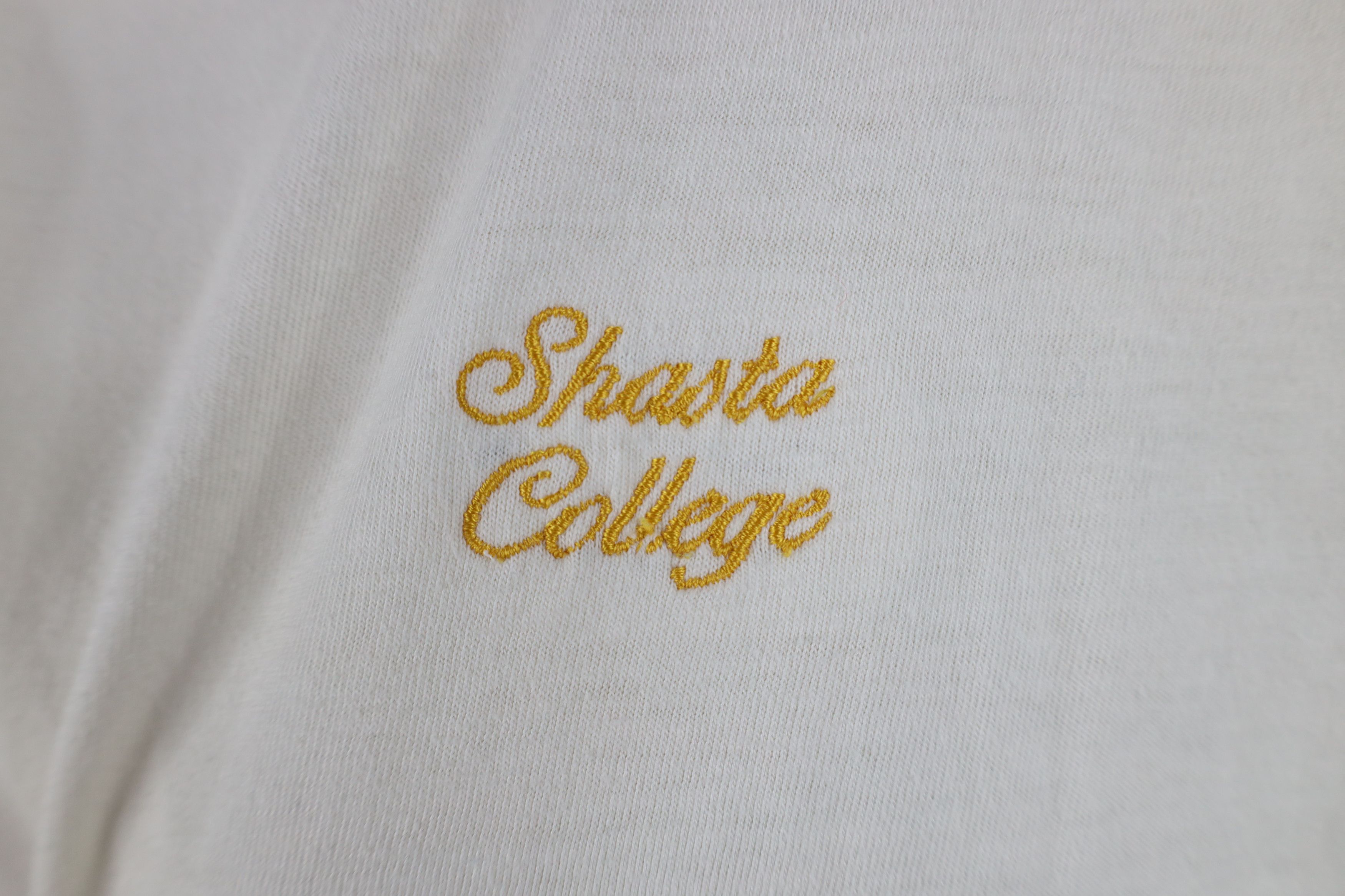 Vintage Vintage 70s College Mesh Henley Jersey T-Shirt White USA Size US M / EU 48-50 / 2 - 4 Thumbnail