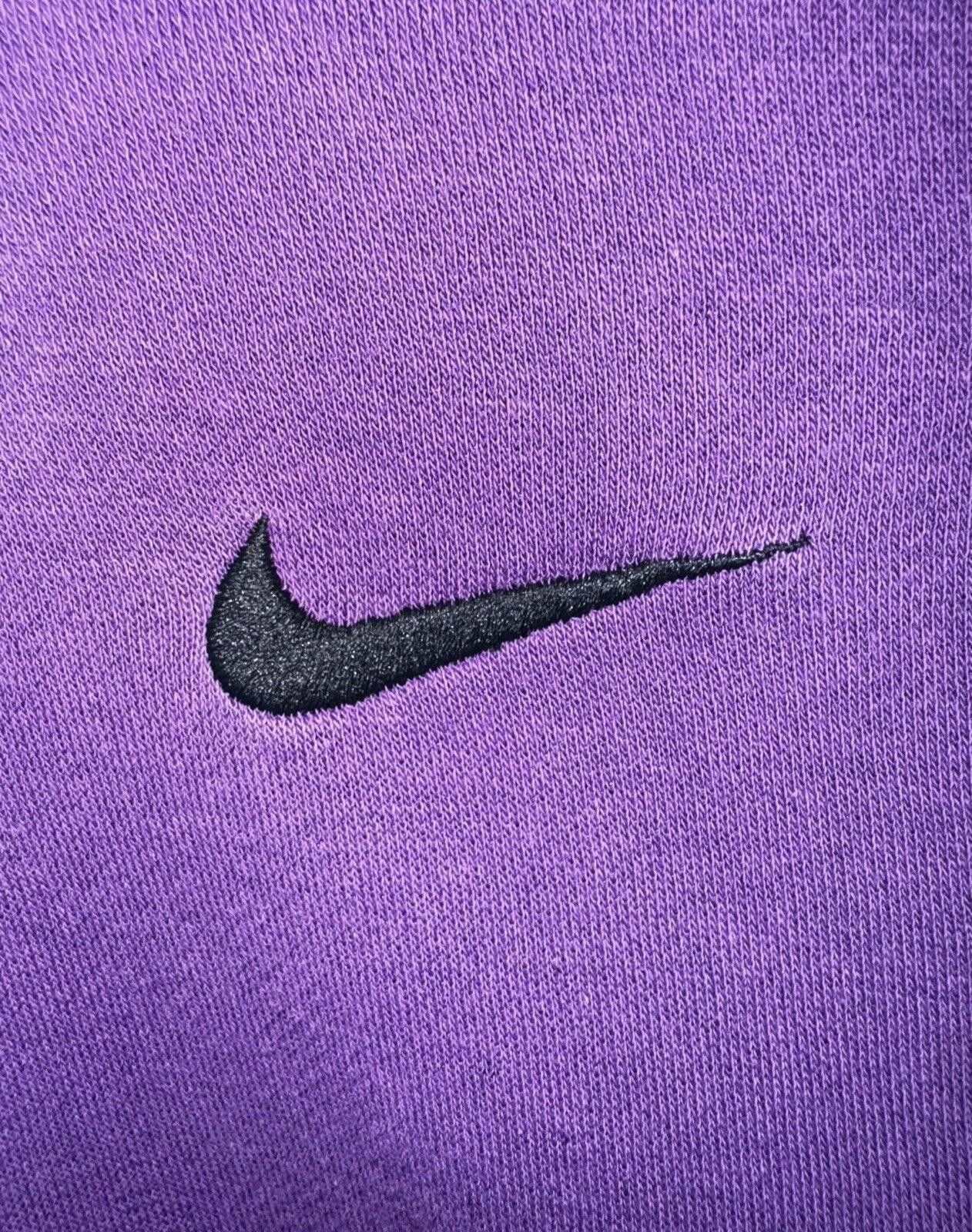 Nike Vintage Nike Y2K Plum Purple Full Zip Hoodie Sz L RARE Size US 34 / EU 50 - 4 Thumbnail
