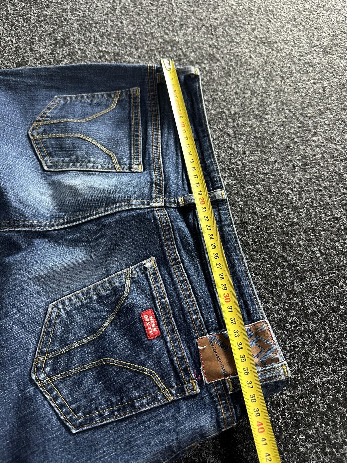Japanese Brand × Miss Sixty × Vintage 🚨Vintage Y2K Miss Sixty Flared Pants Streetwear 90s Size 31" - 20 Thumbnail