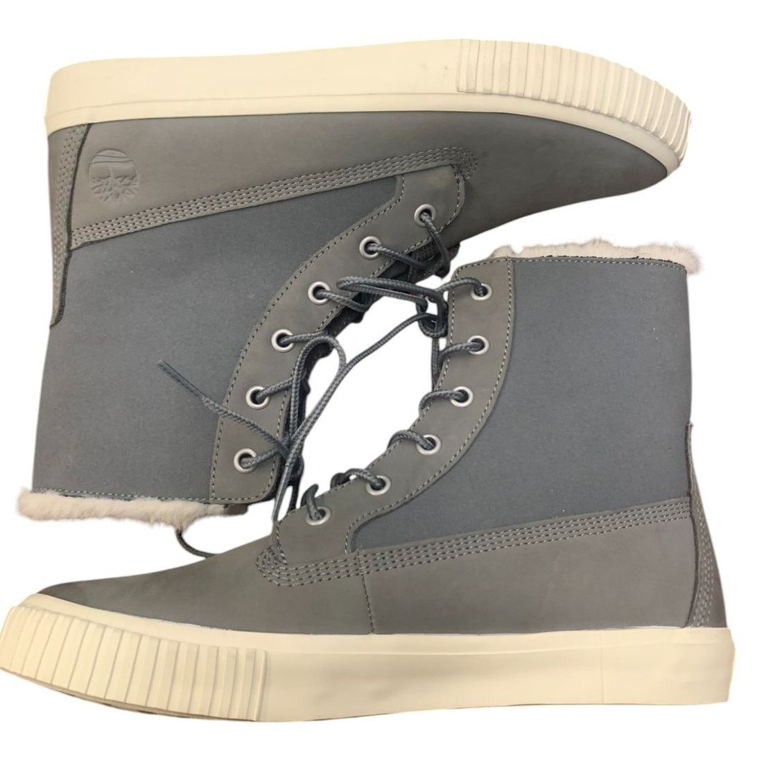 Timberland Timberland Women's Skyla Bay 6" Gray Faux Fur Boot US 8.5 Size US 8.5 / IT 38.5 - 4 Thumbnail