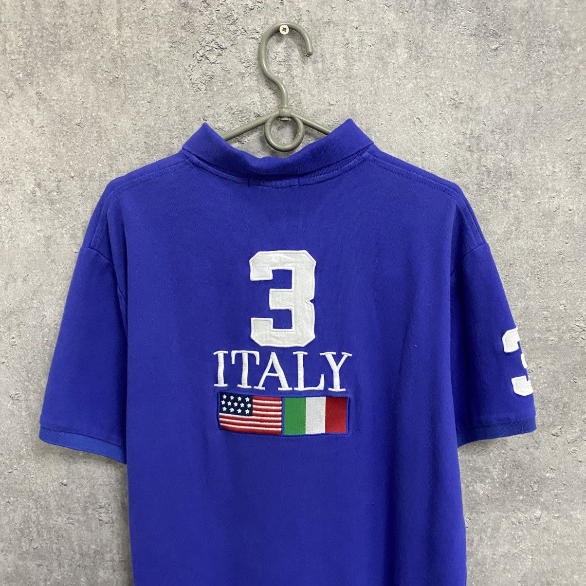 Polo Ralph Lauren Vintage Polo T-Shirt Polo Ralph Lauren Italy PRL #3 Big Logo Size US L / EU 52-54 / 3 - 8 Thumbnail