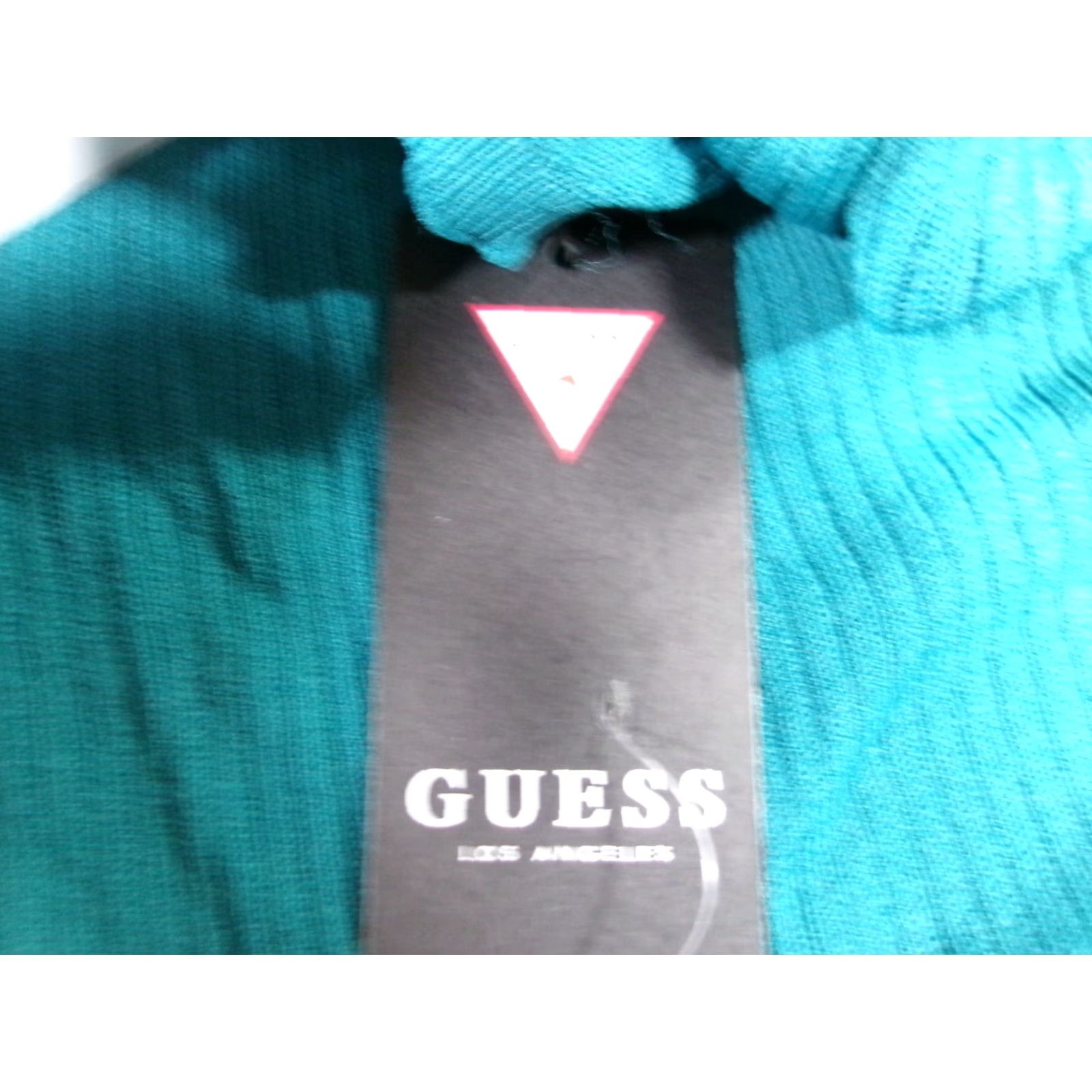 Guess GUESS Sweater Womens XS Deep Green Sheer Mock Neck Long Sleeve Preppy Classic Pullover Size XS / US 0-2 / IT 36-38 - 4 Thumbnail