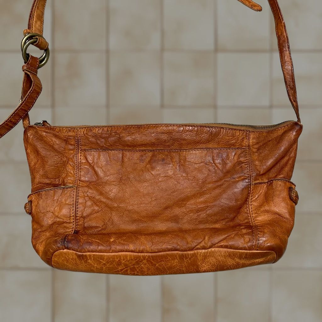 Frye FRYE Leather Crossbody Bag Purse Small Brown Women Size ONE SIZE - 1 Thumbnail